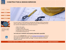 Tablet Screenshot of constructiondesign.biz